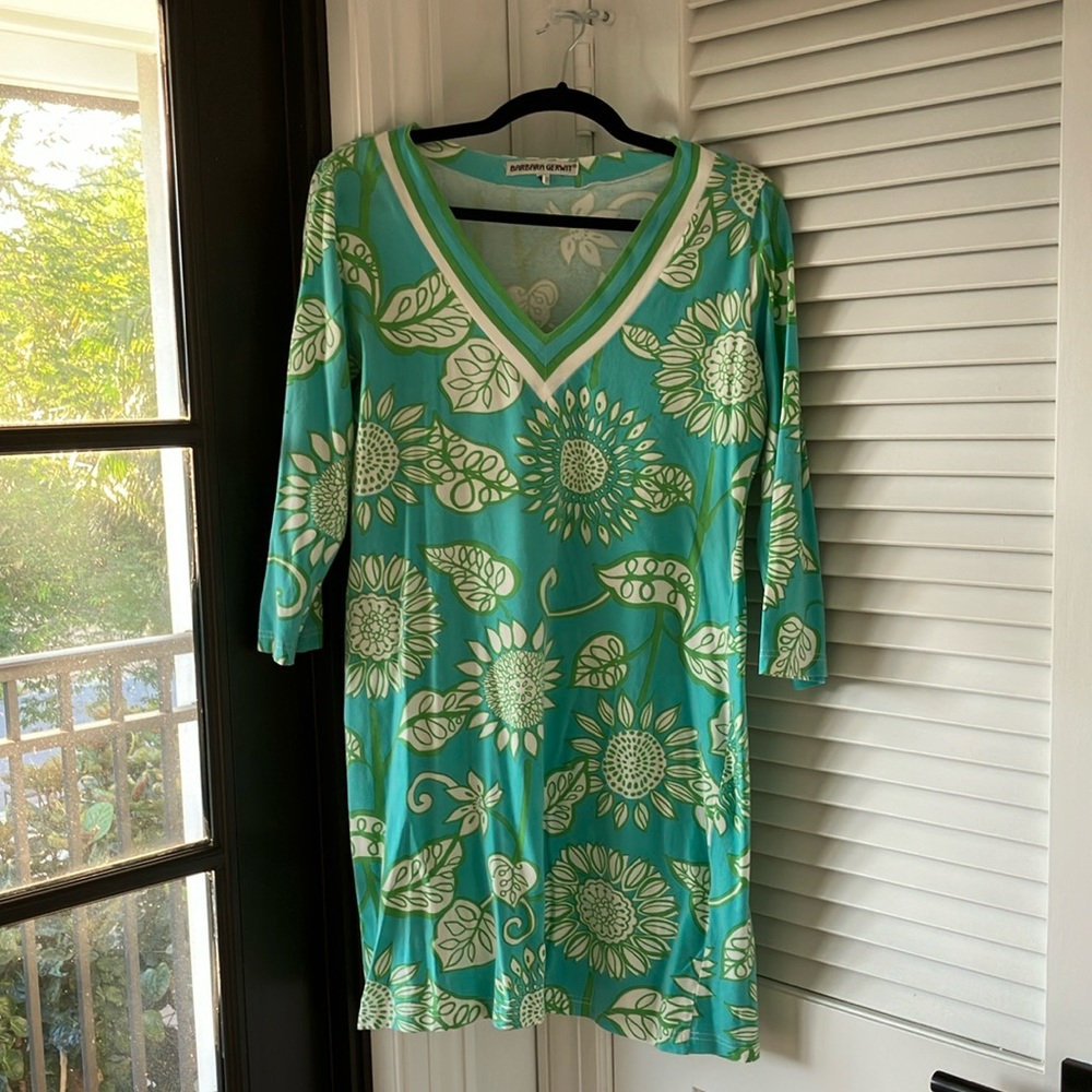 Barbara Gerwit v-neck dress.